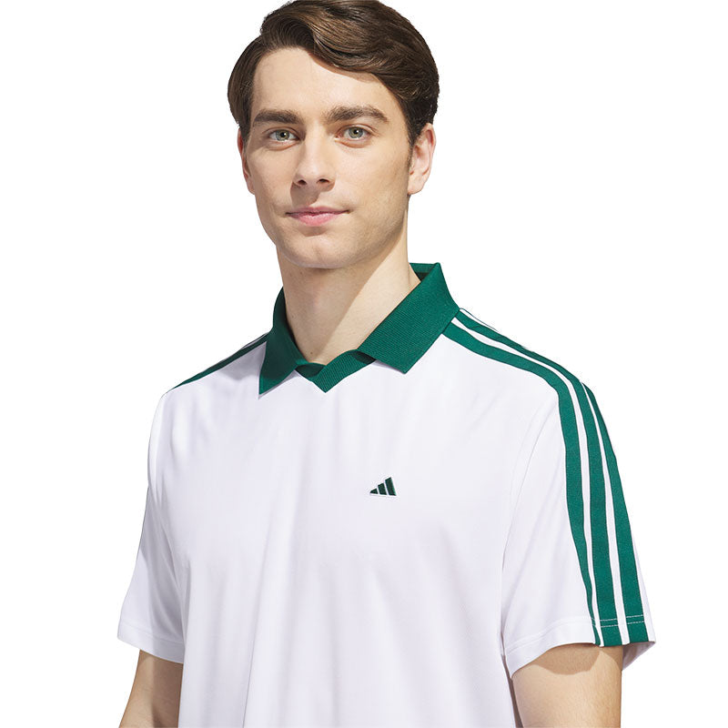 ADIDAS 3-Stripes Men's Polo (White)