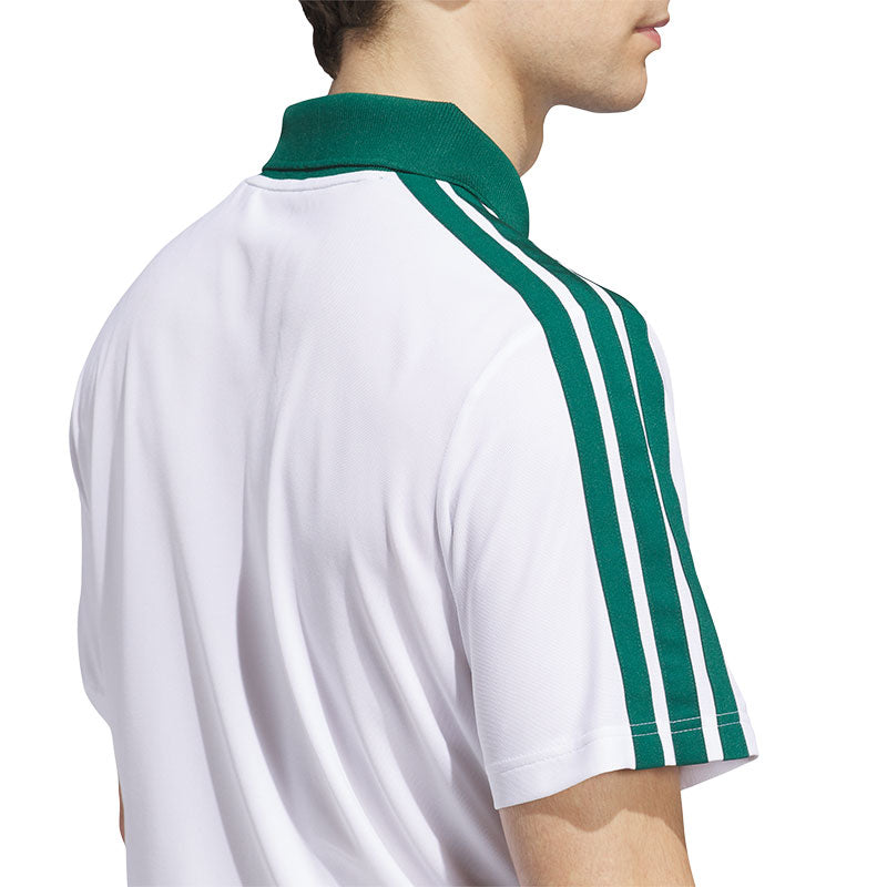 ADIDAS 3-Stripes Men's Polo (White)