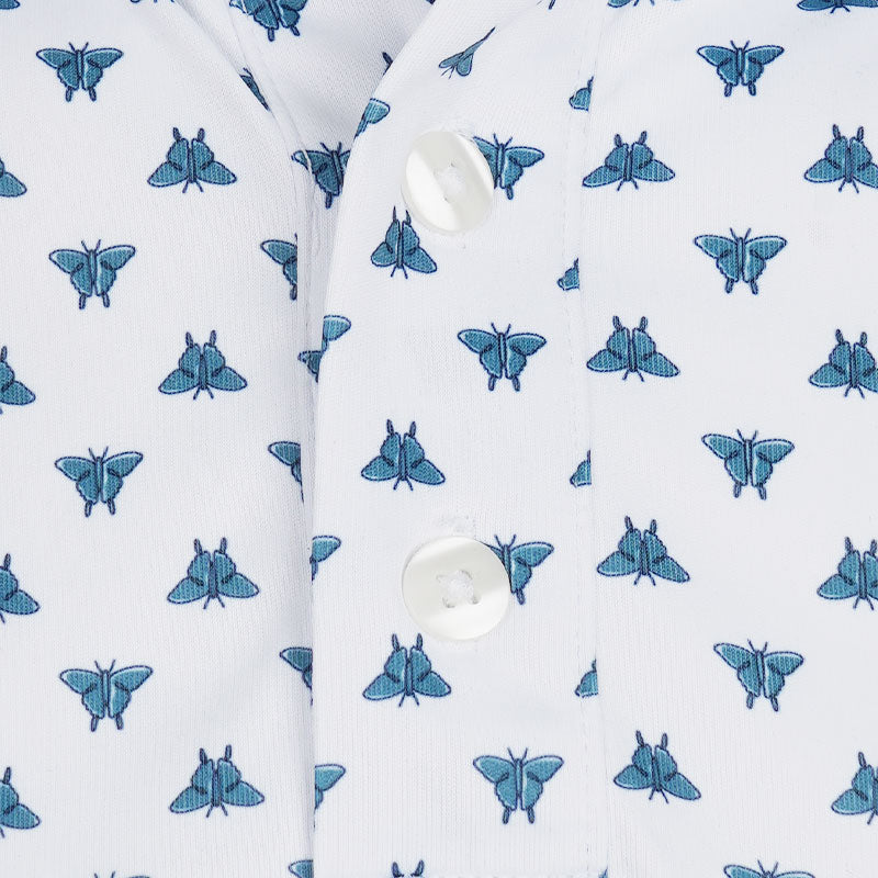 NIKE Par Dri-FIT Printed Men's Polo (White)