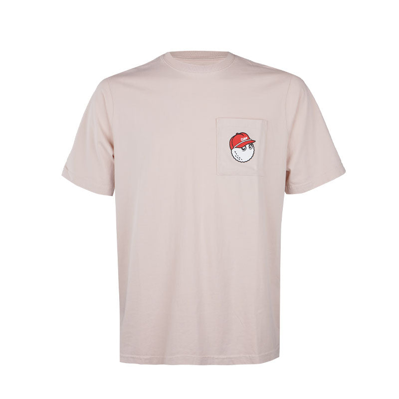 MALBON GOLF x Coca Cola Spencerian Block Men's T-Shirt (Mauve)