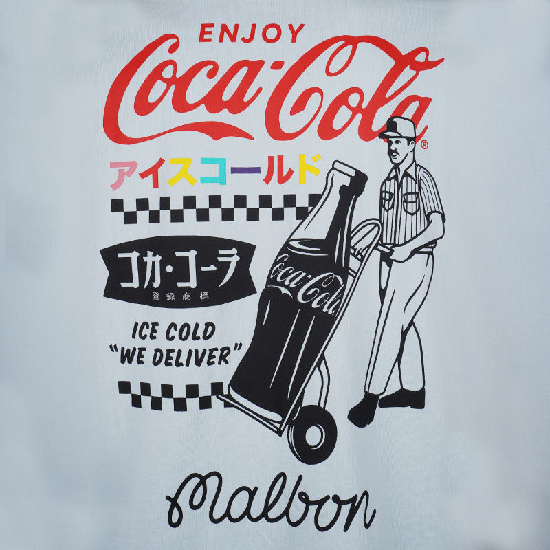 MALBON GOLF x Coca Cola Special Delivery Men's T-Shirt (Powder Blue)