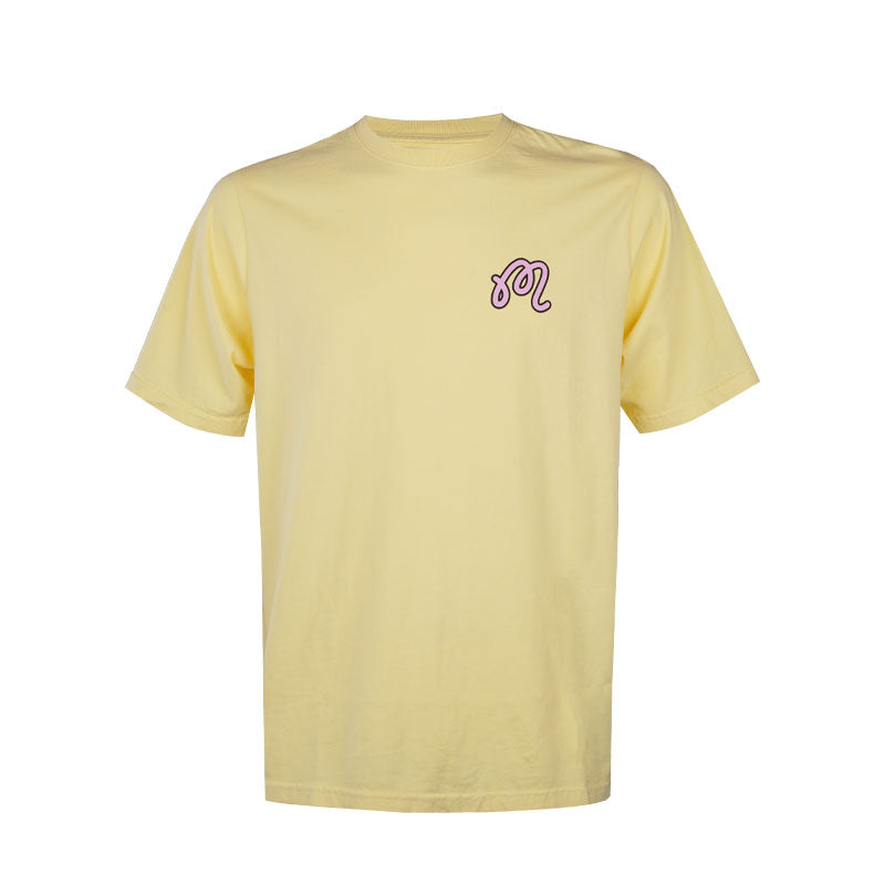 MALBON GOLF x Keith Haring Men's T-Shirt (Yellow)