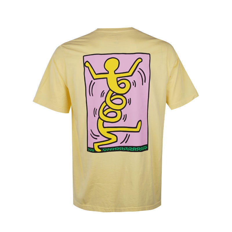 MALBON GOLF x Keith Haring Men's T-Shirt (Yellow)