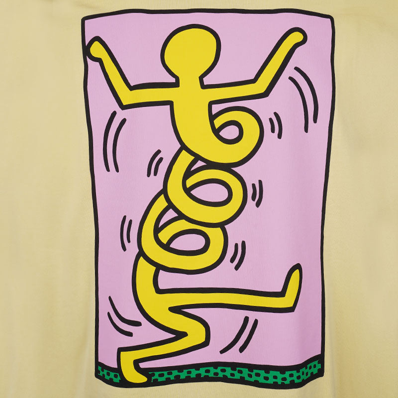MALBON GOLF x Keith Haring Men's T-Shirt (Yellow)