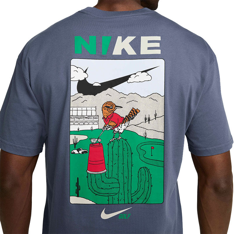 NIKE Max90 Men's Golf T-Shirt (Diffused Blue)