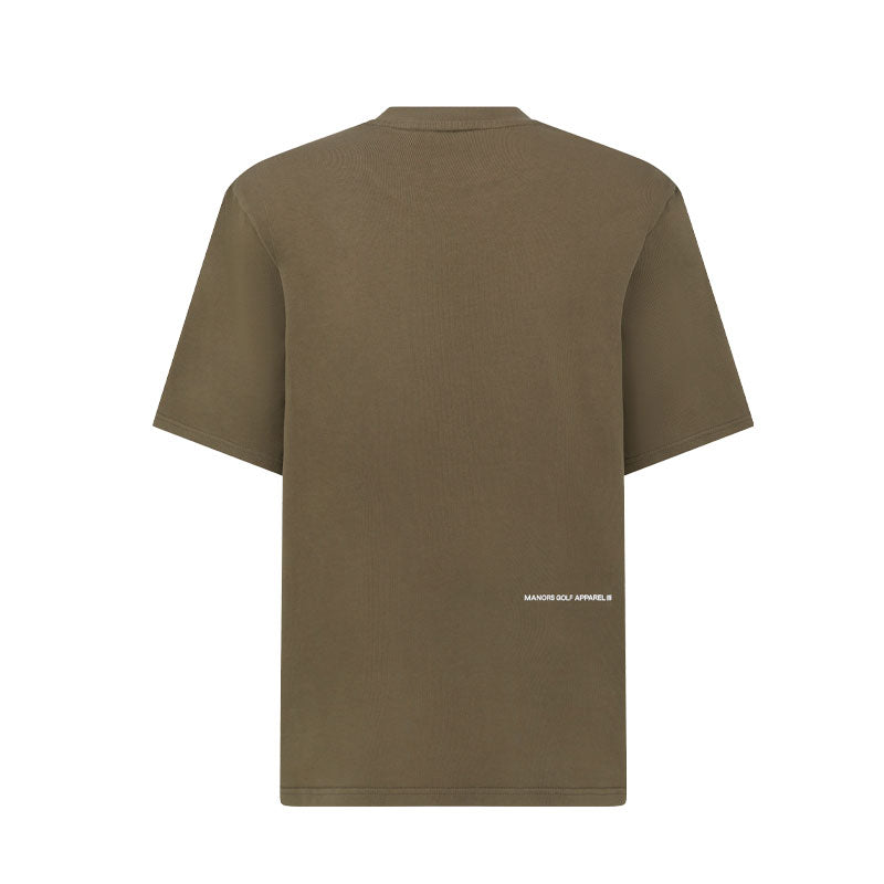 MANORS Logo Men's T-Shirt (Olive)
