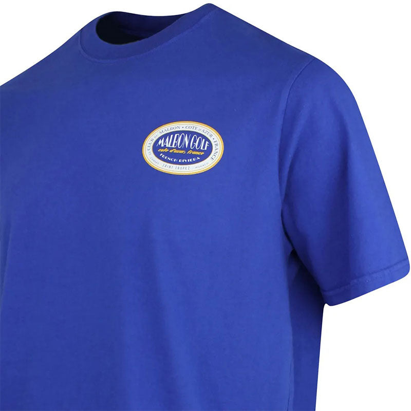 MALBON GOLF Matisse Men's T-Shirt (Blue)