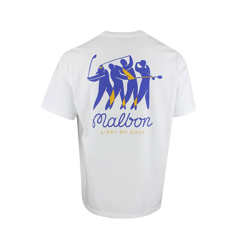 MALBON GOLF Matisse Men's T-Shirt (White)