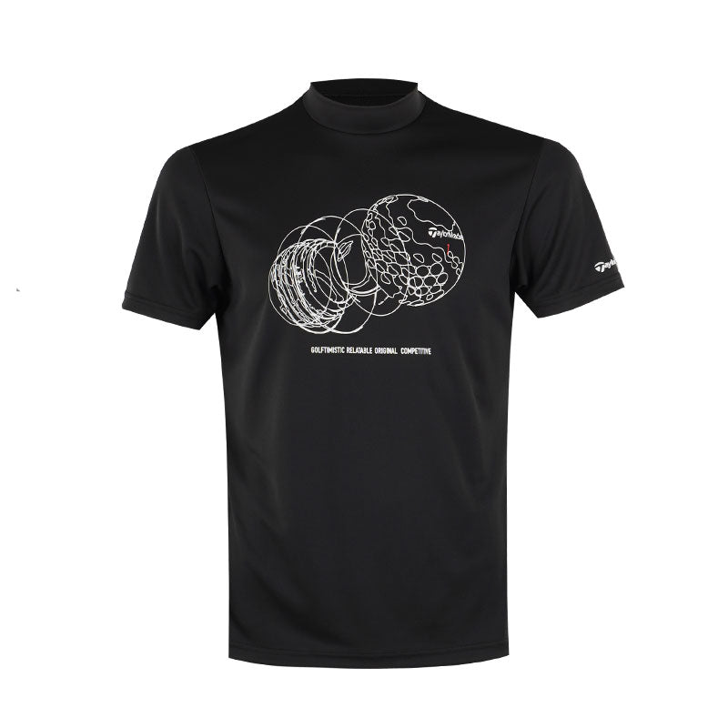 TAYLORMADE T-ICE Concept Men's Mock Shirt (Black)