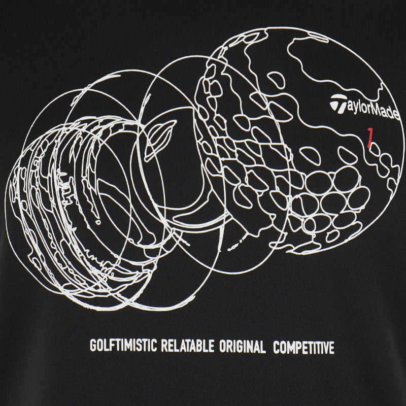 TAYLORMADE T-ICE Concept Men's Mock Shirt (Black)