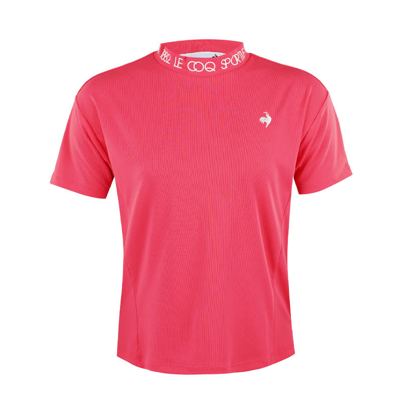 LE COQ SPORTIF GOLF Women's Mock Shirt (Pink)