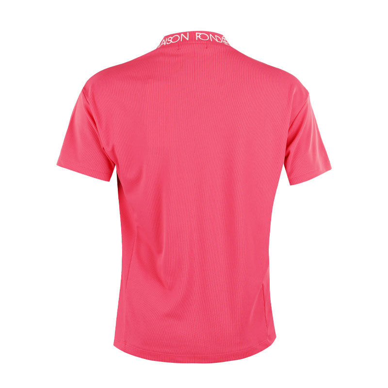 LE COQ SPORTIF GOLF Women's Mock Shirt (Pink)