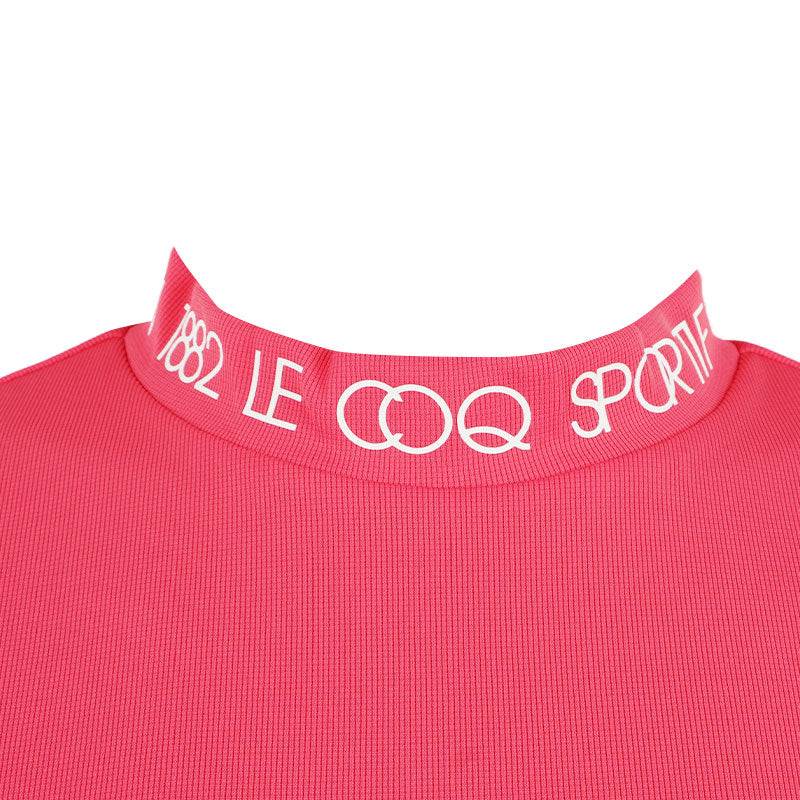 LE COQ SPORTIF GOLF Women's Mock Shirt (Pink)