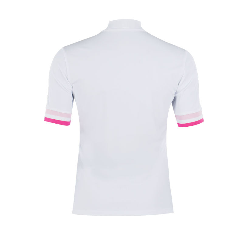 WAAC Athletic Stretch Rib Women's Mock Shirt (White)