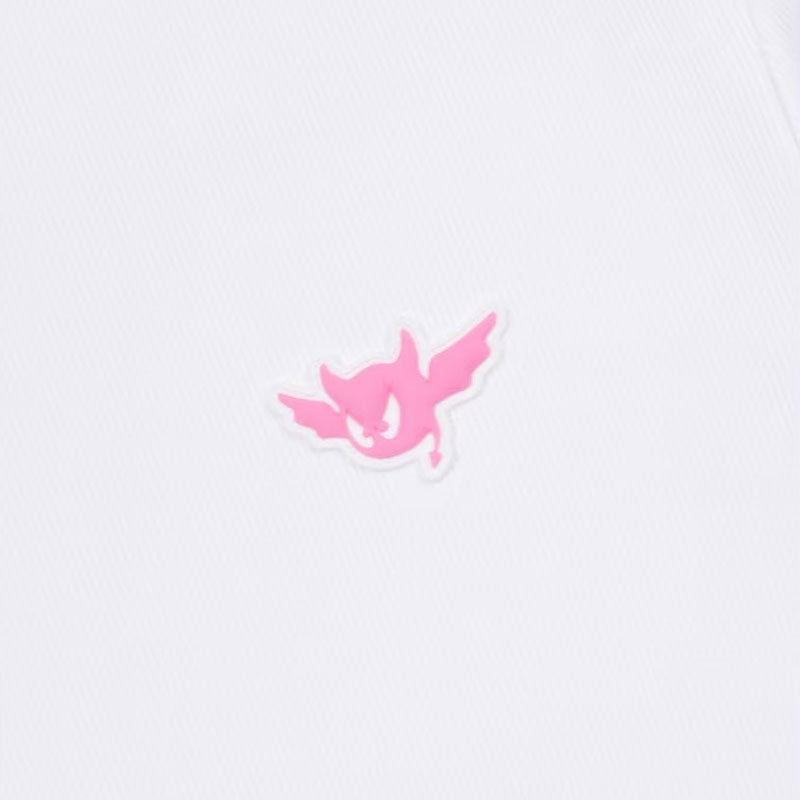 WAAC Athletic Stretch Rib Women's Mock Shirt (White)