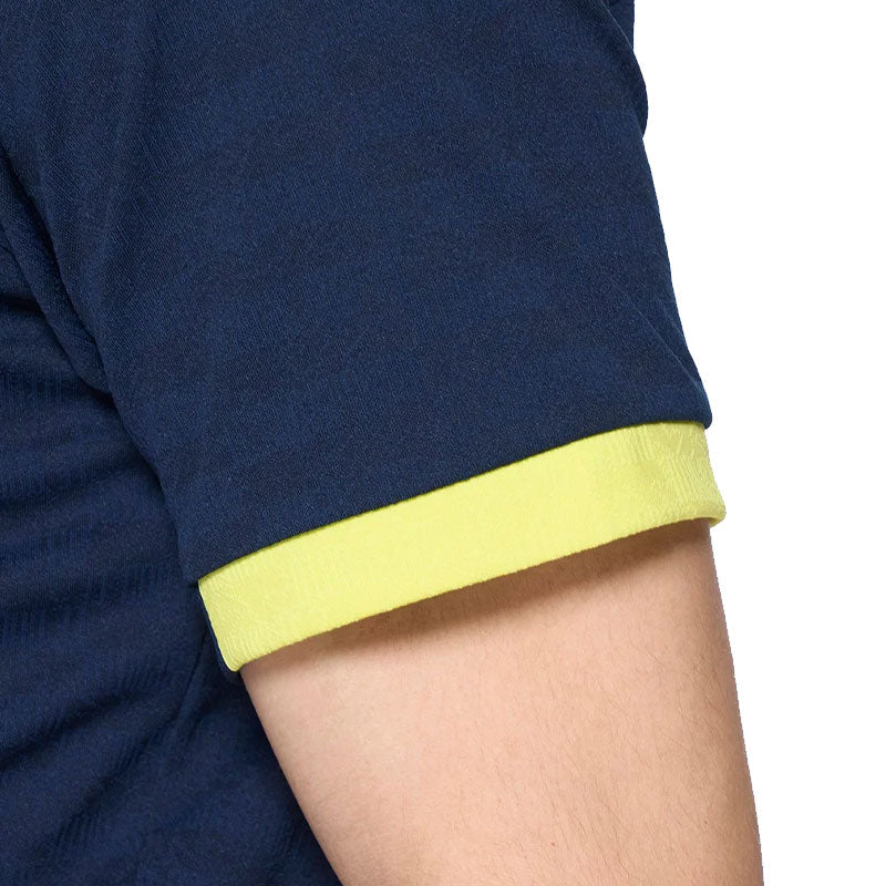 LE COQ SPORTIF GOLF Petite Men's Jacquard Polo (Navy)