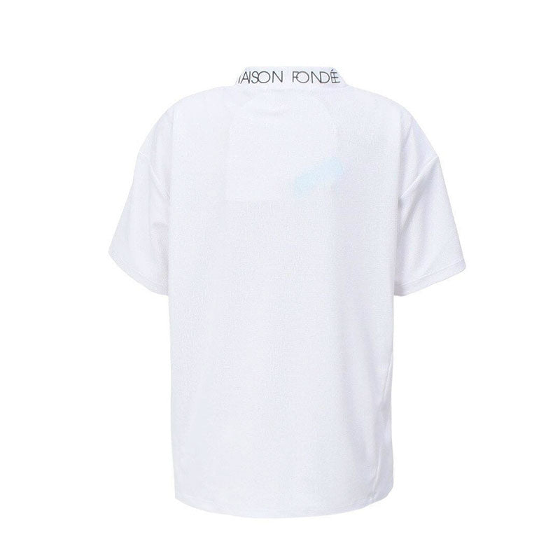 LE COQ SPORTIF GOLF Women's Mock Shirt (White)