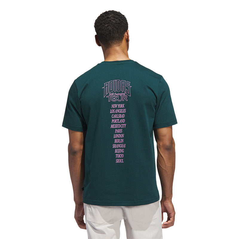 ADIDAS Golf Tour Men's Graphic T-Shirt (Aurora)