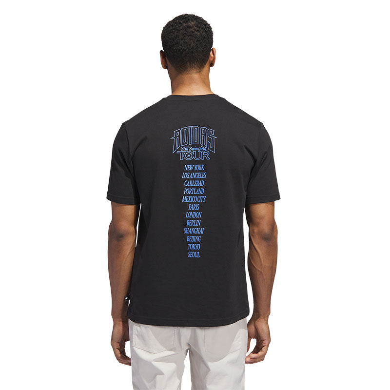ADIDAS Golf Tour Men's Graphic T-Shirt (Black)