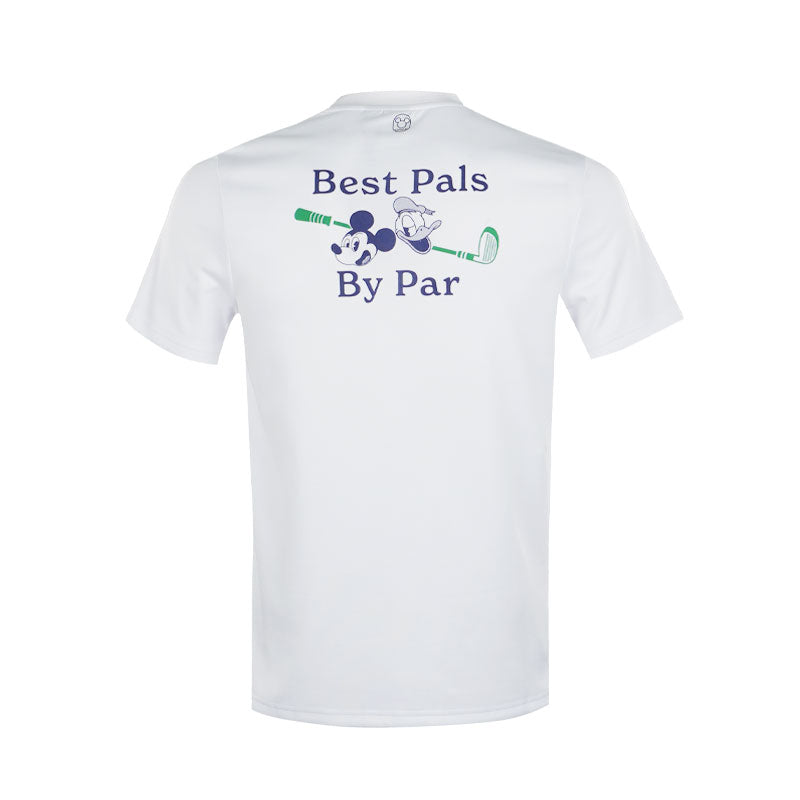 DISNEY Best Pals By Par Men's T-Shirt (White)