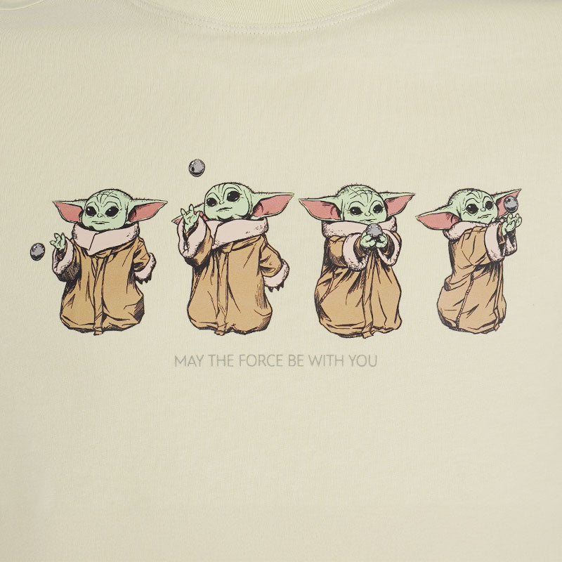 DISNEY Yoda Men's T-Shirt (Khaki)