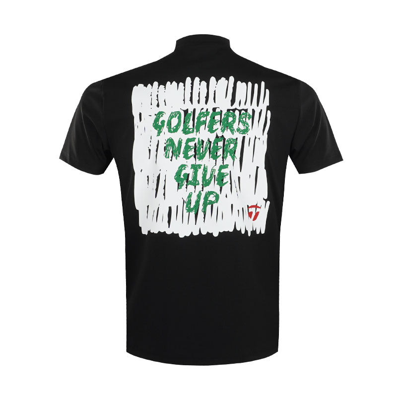TAYLORMADE x PHANTACi Men's Mock Shirt (Black)