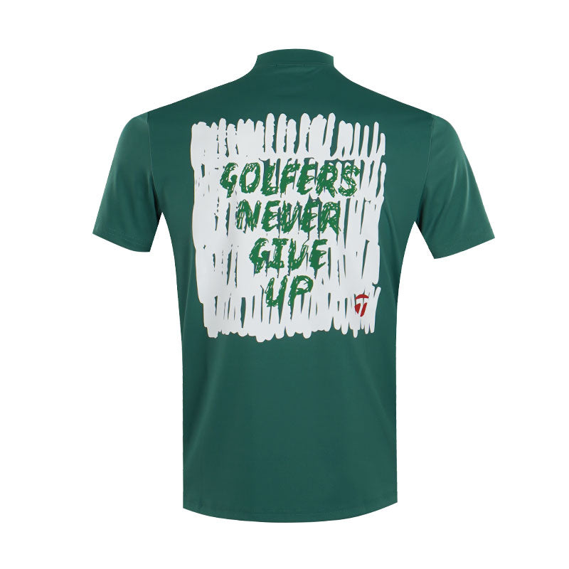 TAYLORMADE x PHANTACi Men's Mock Shirt (Green)