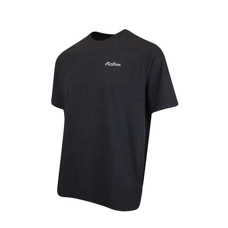 MALBON GOLF Bermuda Baldwin Men's T-Shirt (Black)