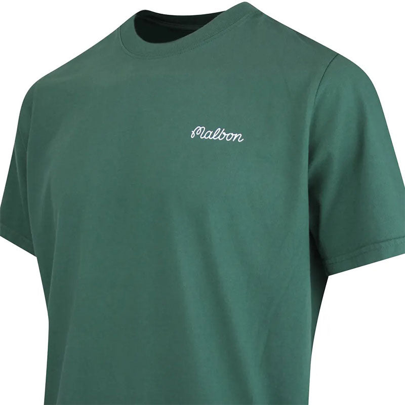 MALBON GOLF Bermuda Baldwin Men's T-Shirt (Forest)