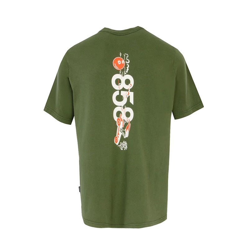 MALBON GOLF Torrey Pines Bermuda 858 Men's T-Shirt (Moss)