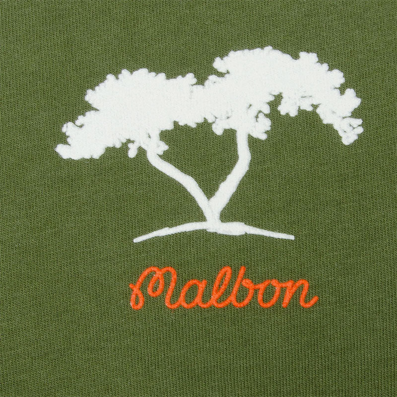 MALBON GOLF Torrey Pines Bermuda 858 Men's T-Shirt (Moss)