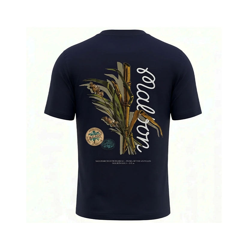 MALBON GOLF Bermuda Origin Tee (Midnight Navy)