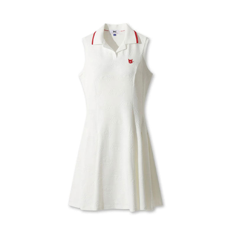 WAAC Women's Jacquard Dress (White)