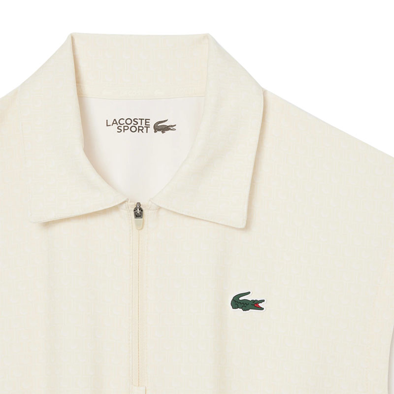 LACOSTE Ultra Dry Printed Stretch Dress (Powder)
