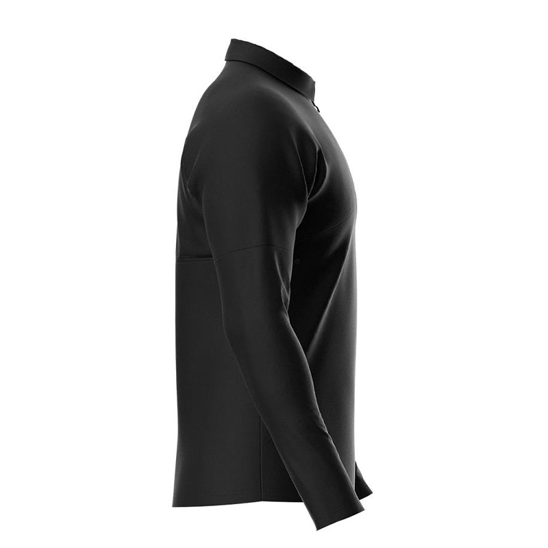 TAYLORMADE Seamless Men's Long Sleeve Polo (Black)