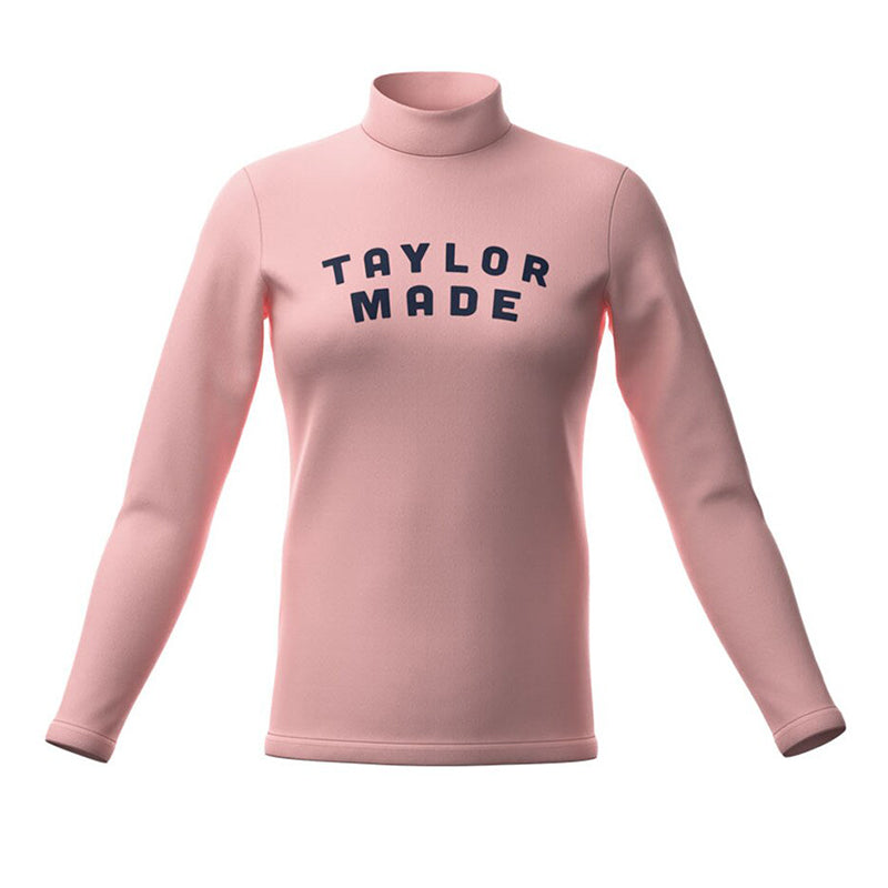 TAYLORMADE Round Logo Women's Long Sleeve Shirt (Pink)