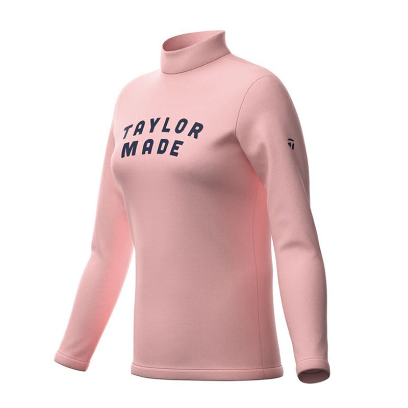 TAYLORMADE Round Logo Women's Long Sleeve Shirt (Pink)
