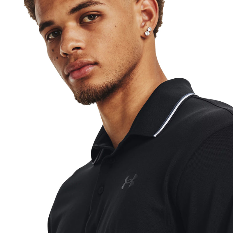 UNDER ARMOUR Playoff 3.0 Men's Long Sleeve Polo (Black)