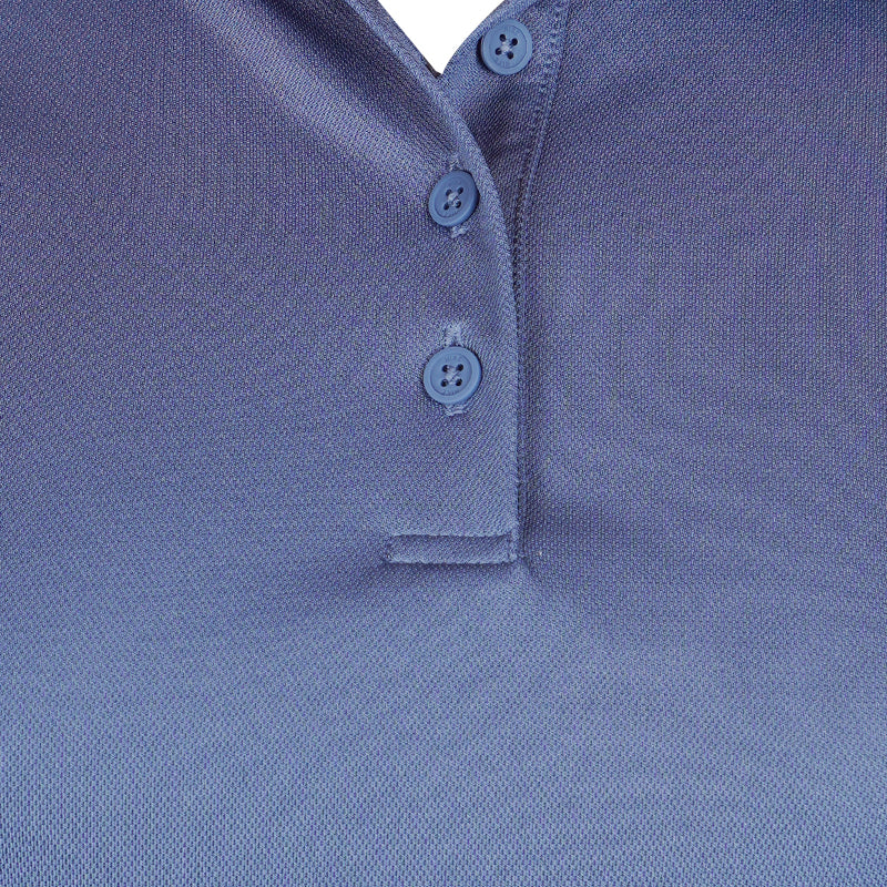 NIKE Dri-FIT Victory Women's Long Sleeve Polo (Diffused Blue)