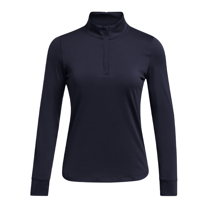 UNDER ARMOUR Playoff 1/4 Zip Women's Long Sleeve Polo (Midnight Navy)