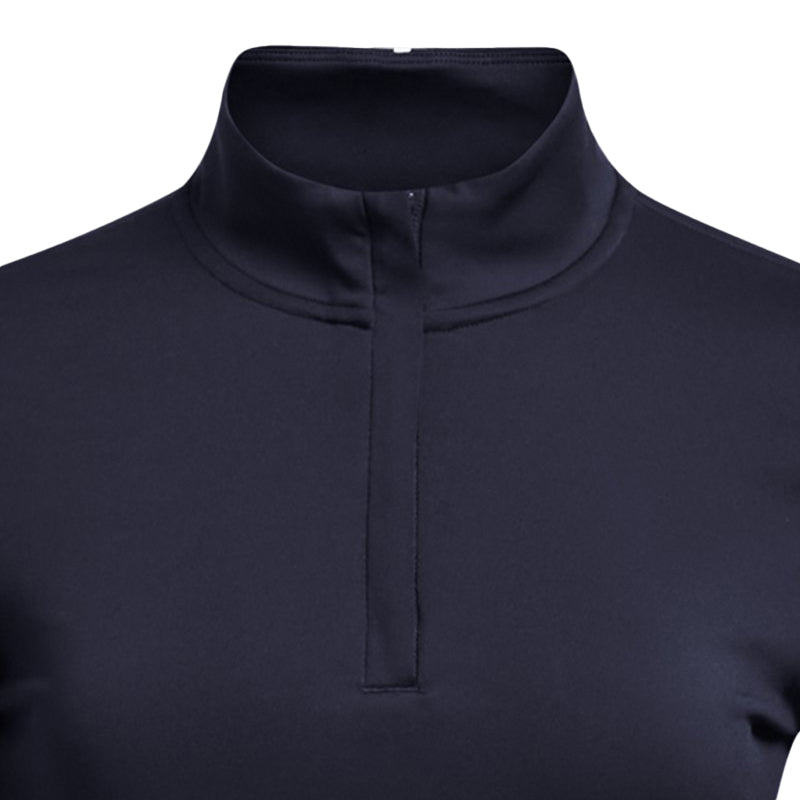 UNDER ARMOUR Playoff 1/4 Zip Women's Long Sleeve Polo (Midnight Navy)