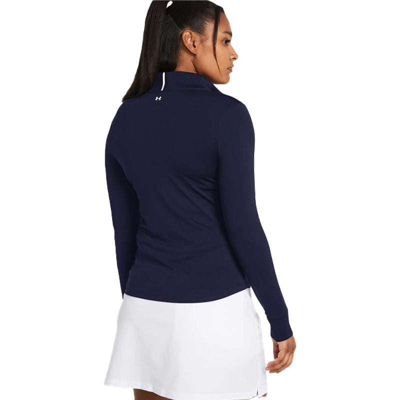 UNDER ARMOUR Playoff 1/4 Zip Women's Long Sleeve Polo (Midnight Navy)