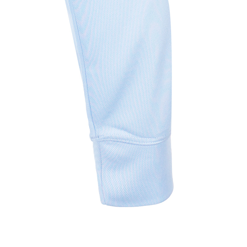 NIKE Victory Solid Men's Long Sleeve Polo (Royal Tint)