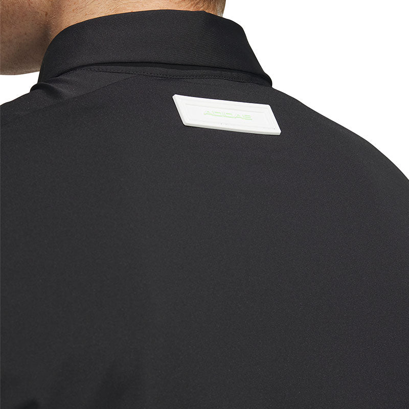 ADIDAS AEROREADY Men's Long Sleeve Polo (Black)