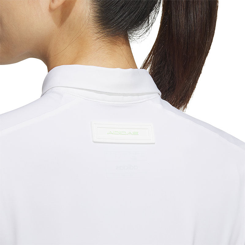 ADIDAS AEROREADY Women?s Long Sleeve Polo (White)