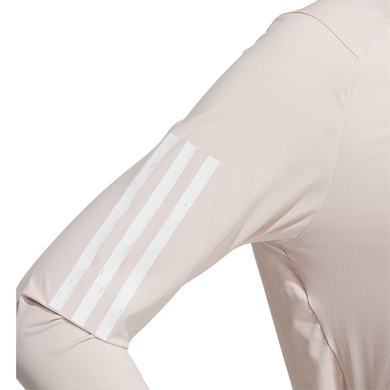 ADIDAS AEROREADY Women’s Long Sleeve Polo (Mauve)