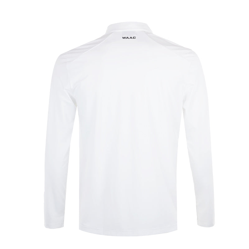 WAAC Korea Player's Edition Cool Men's Long Sleeve Polo (White)