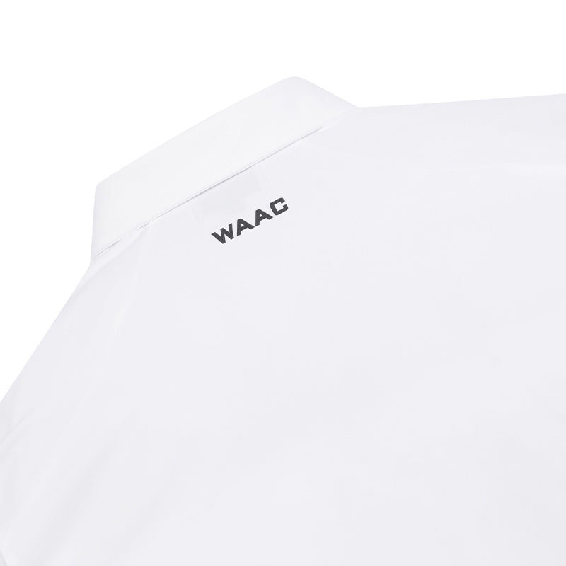 WAAC Korea Player's Edition Cool Men's Long Sleeve Polo (White)