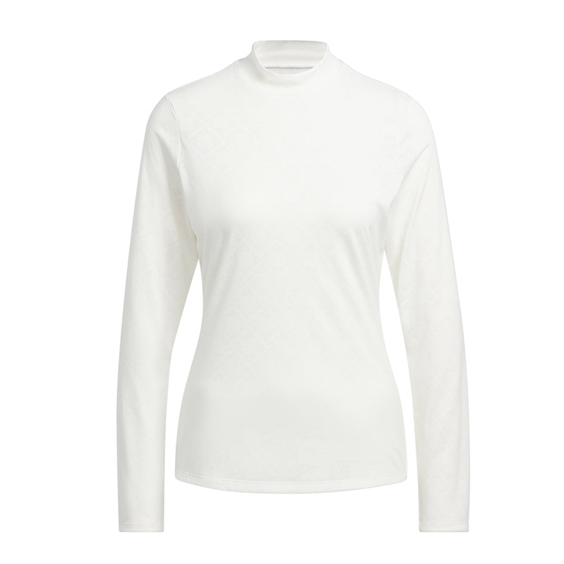 ADIDAS Ultimate365 Tour HEAT.RDY Women's Long Sleeve Mock (White)