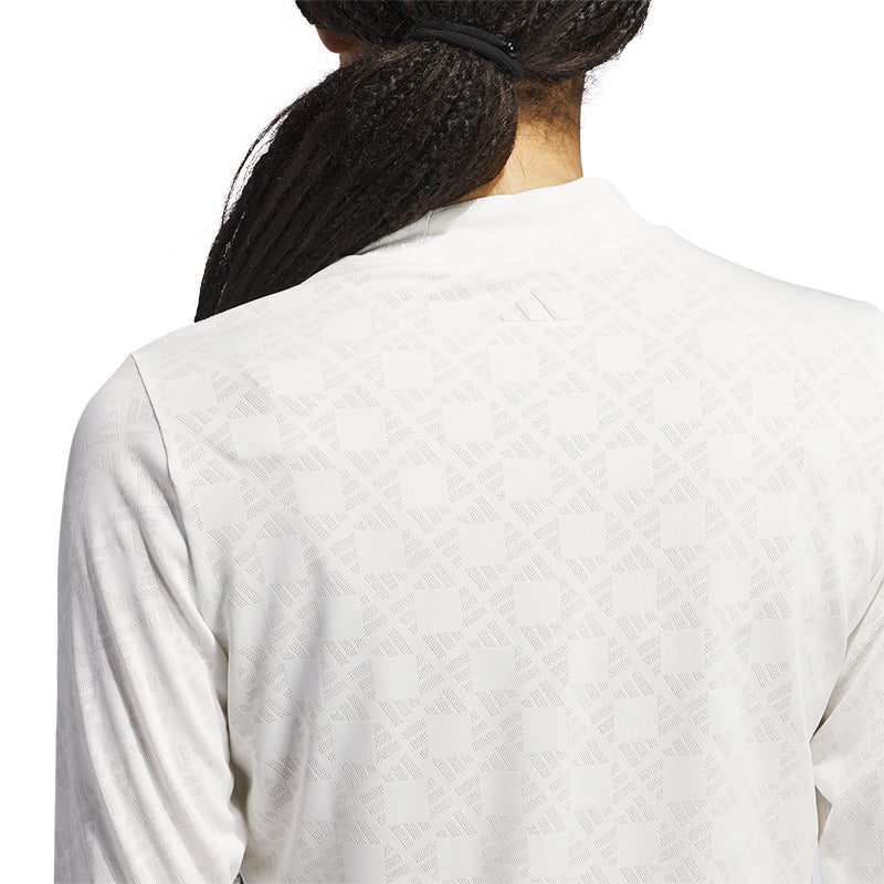 ADIDAS Ultimate365 Tour HEAT.RDY Women's Long Sleeve Mock (White)